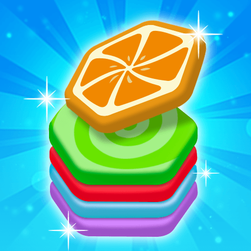 Sort the Stack: Hexagon Puzzle